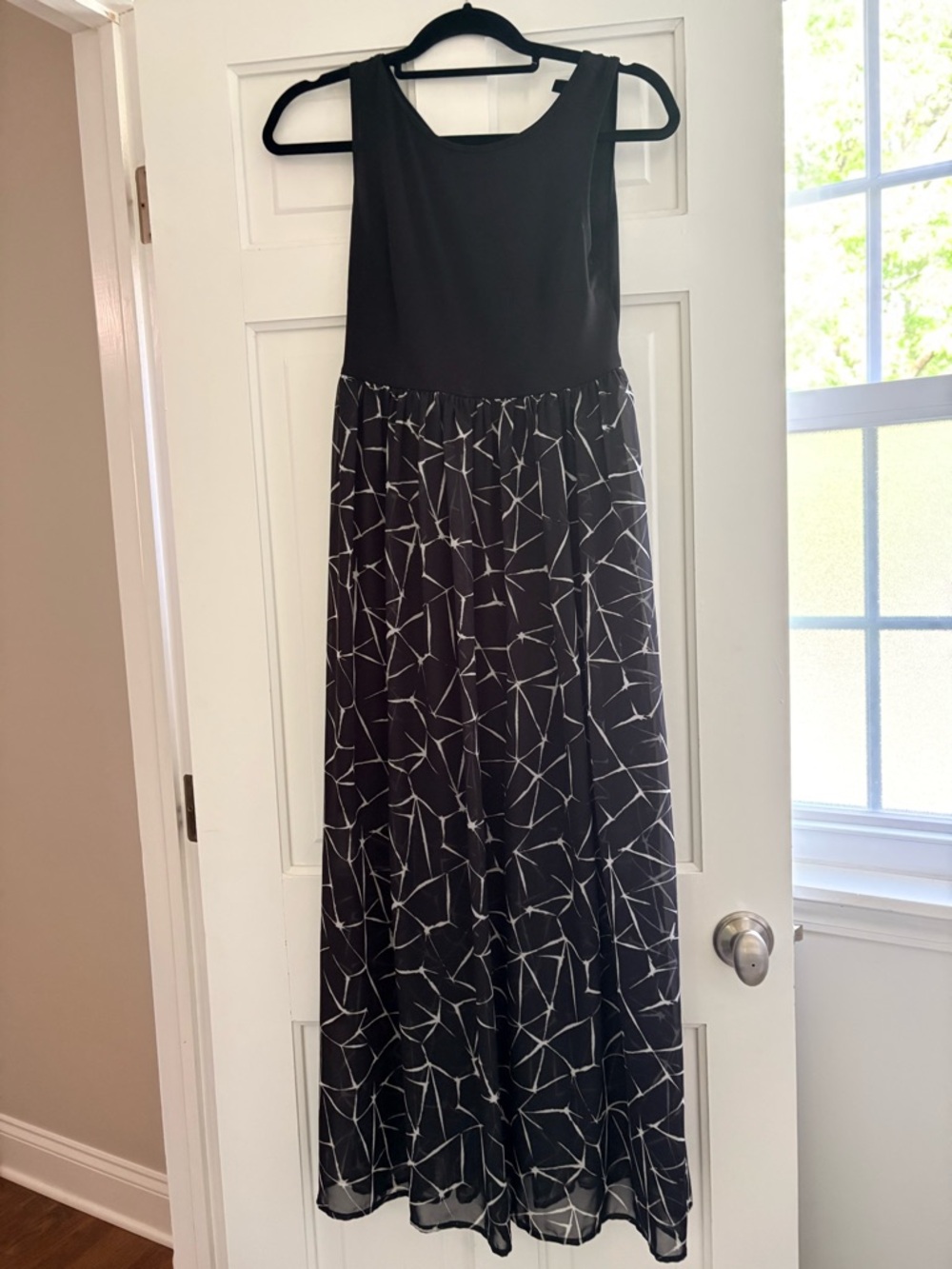Apt. 9 black Sleeveless Scoop maxi dress